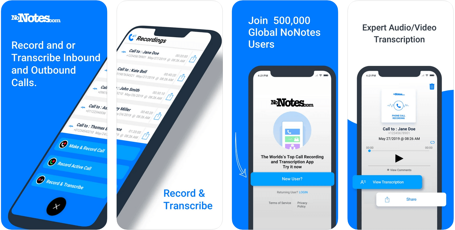 Call Recording by NoNotes