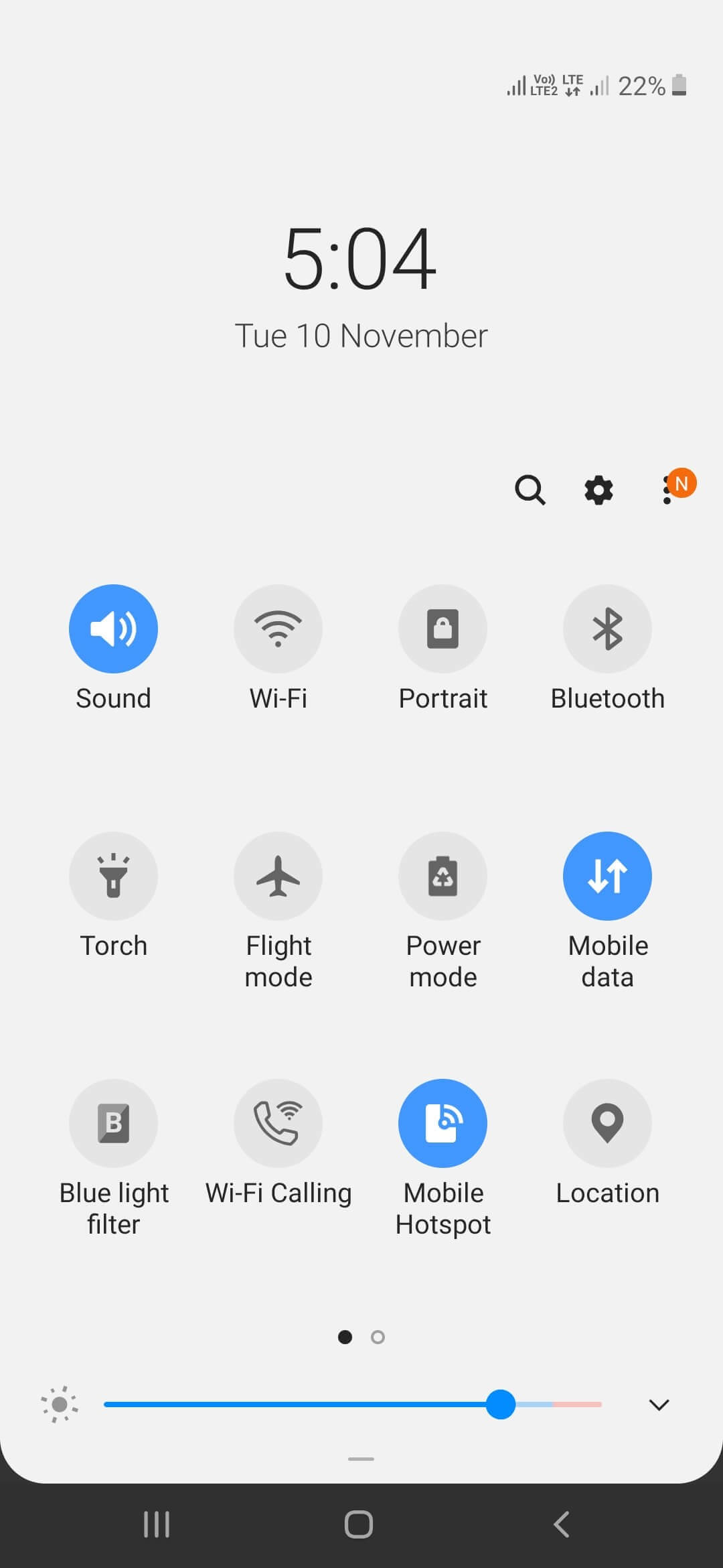 Mobile Hotspot Is Enabled