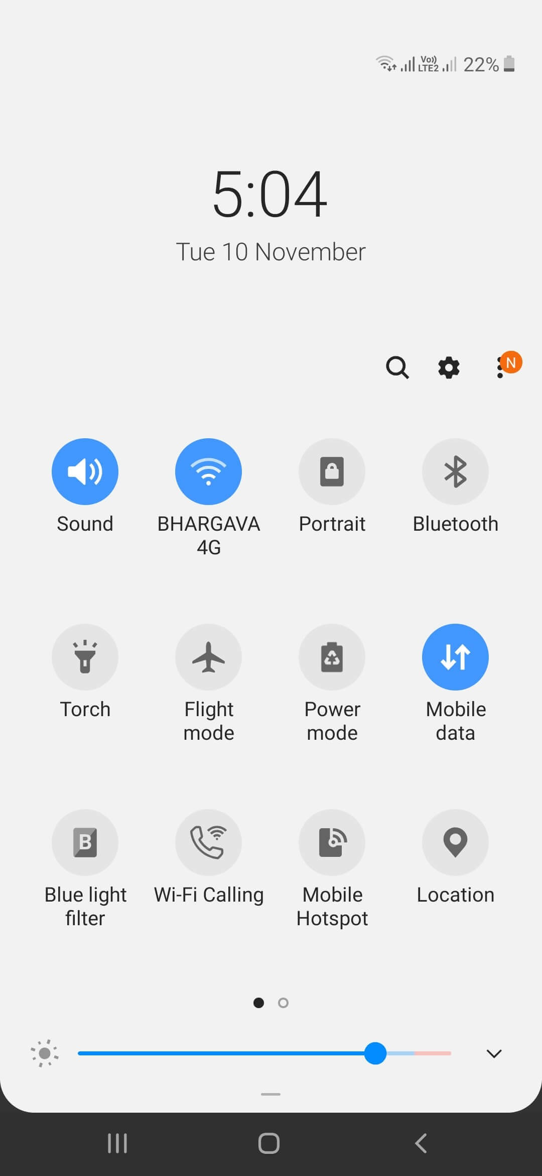 Switched On Mobile Data