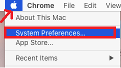 System Preferences - mac
