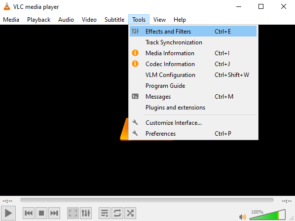 VLC Media Player- Effects and Filters