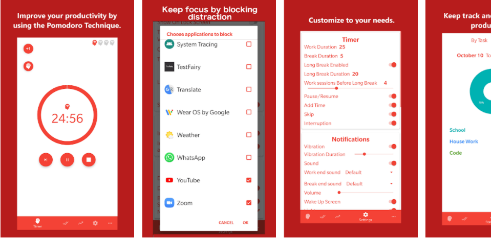 Brain Focus Productivity Timer
