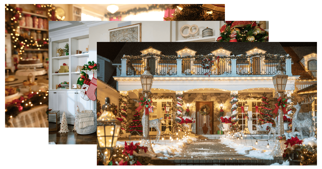 Christmas and Hanukkah Free Zoom Background