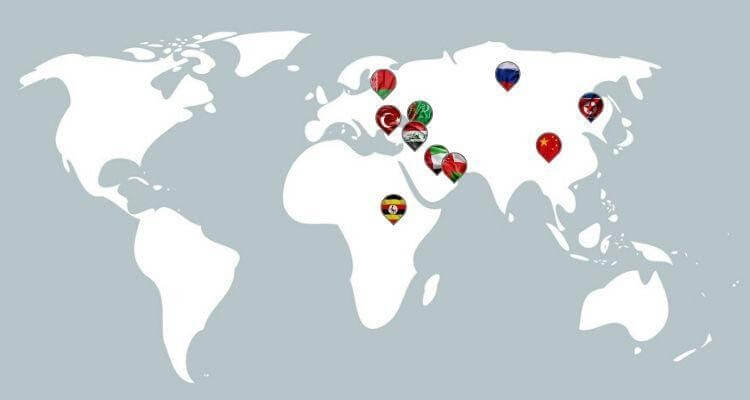 Countries that have Banned VPN