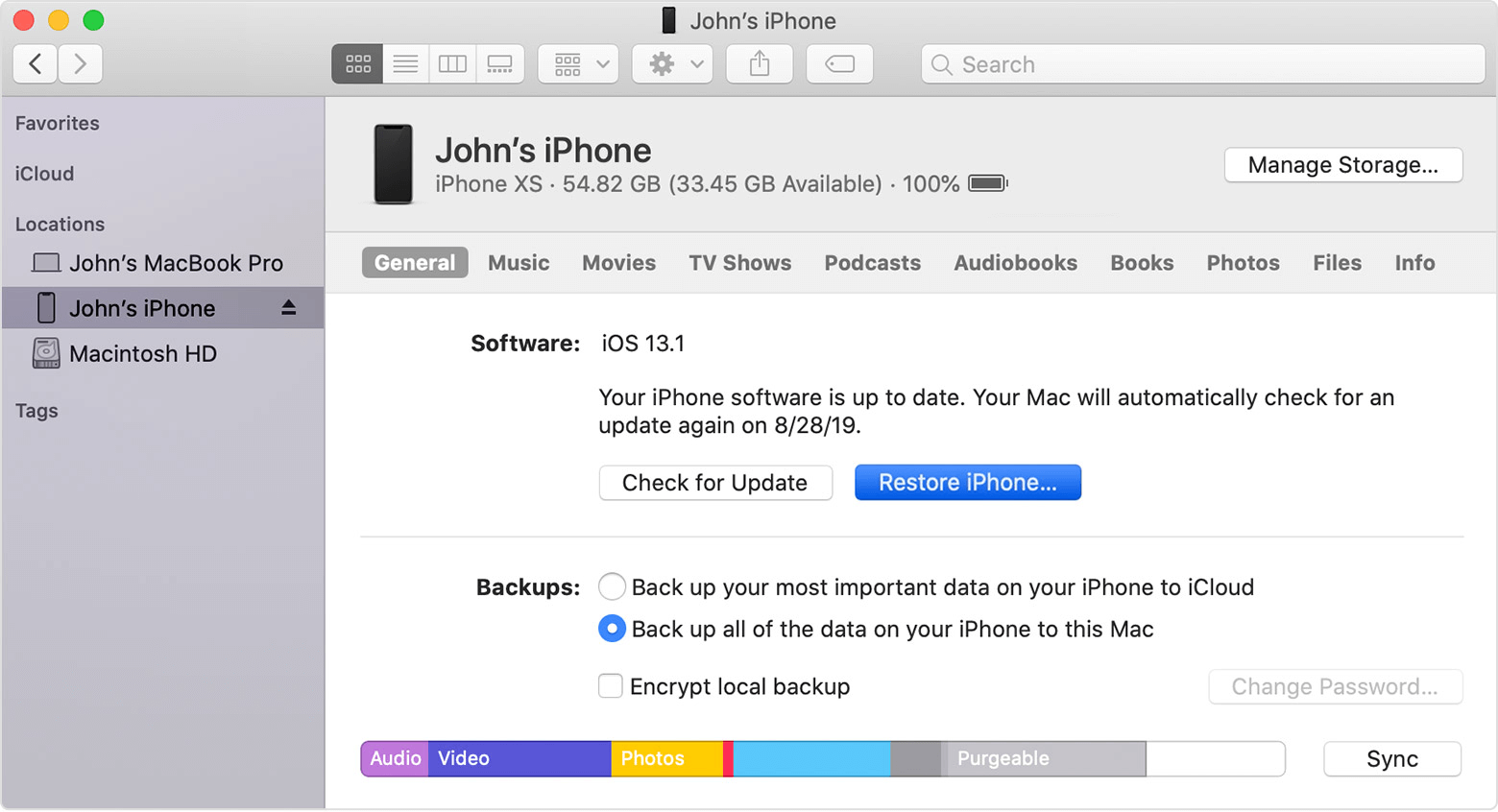 Restore Your Device With iTunes