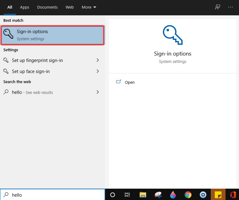 Sing in Option - System Setting