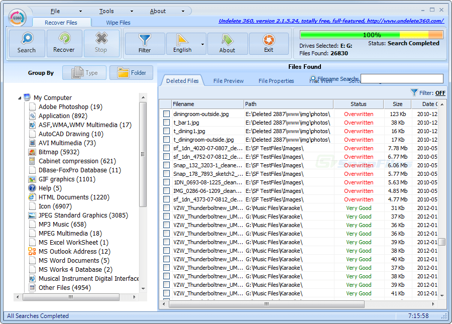 Undelete 360 Photo Recovery