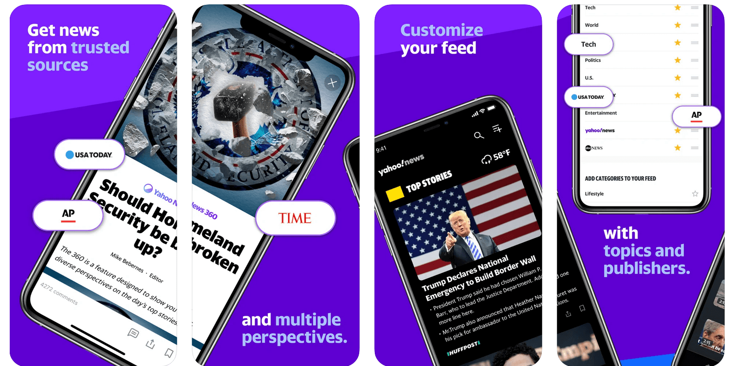 Yahoo News app