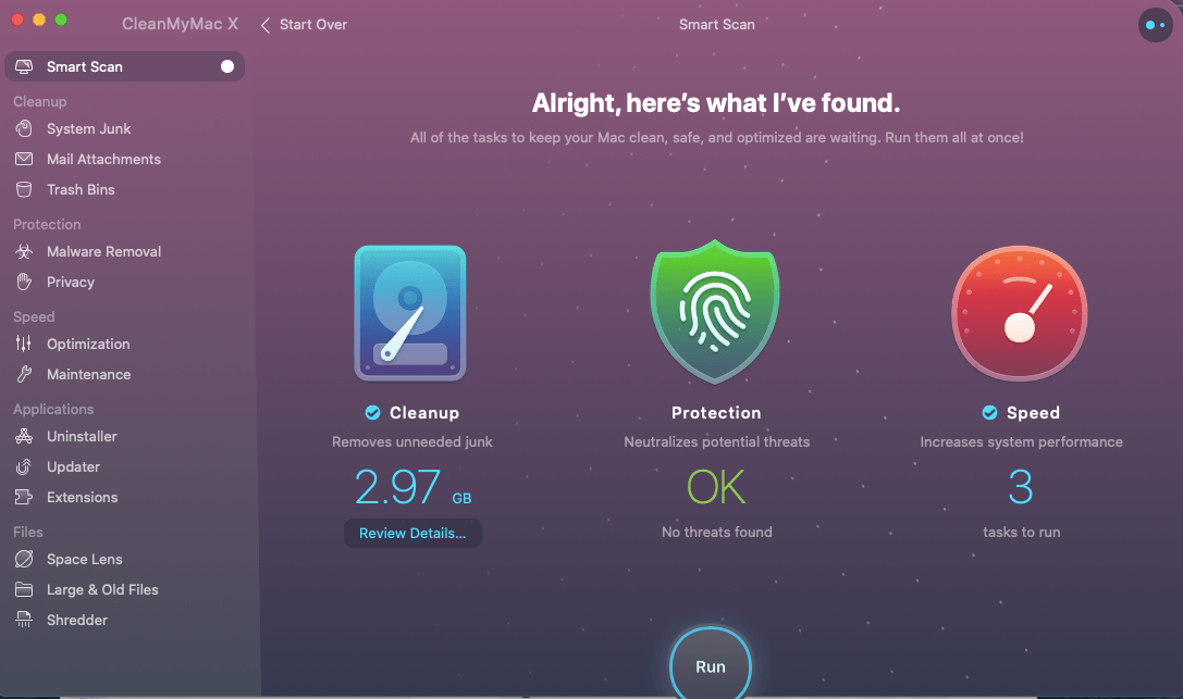 cleanup protection and speed