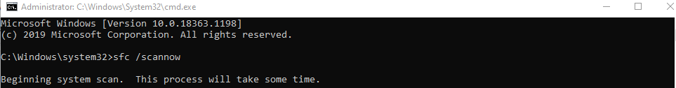 corrupt system Files