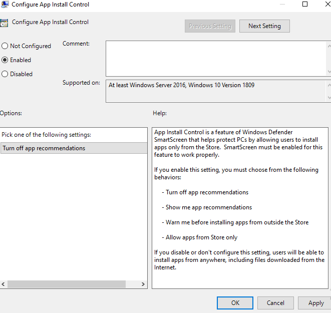 Administrative Templates