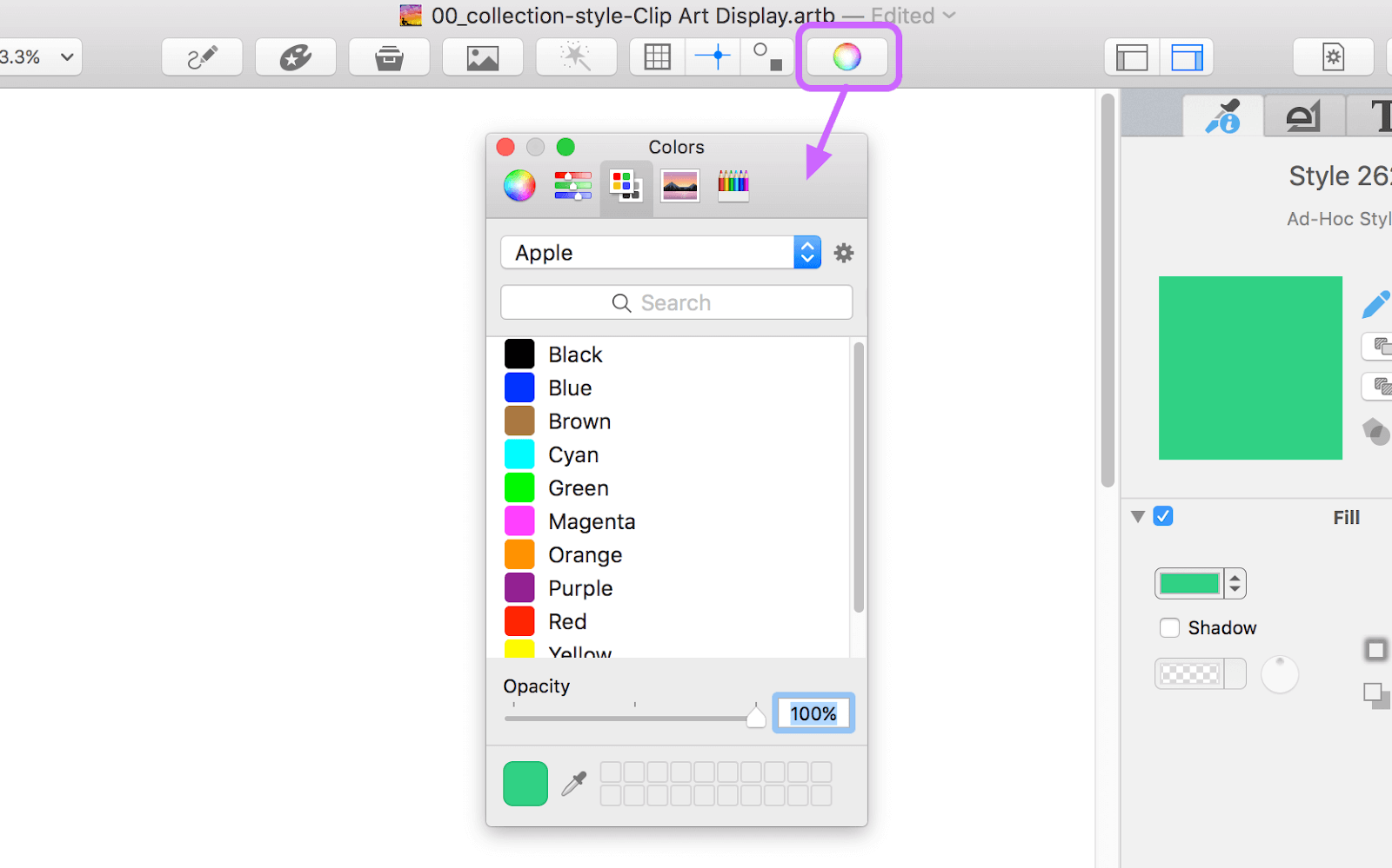 Custom Color Scheme