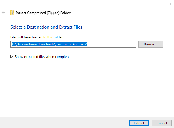 Extract Compressed Folders