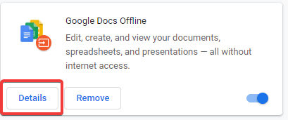 Google Docs Offline Details