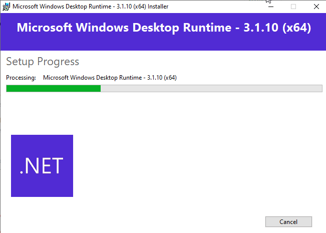 Microsoft Windows desktop runtime
