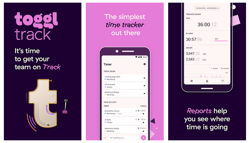 Toggl Time Tracking App