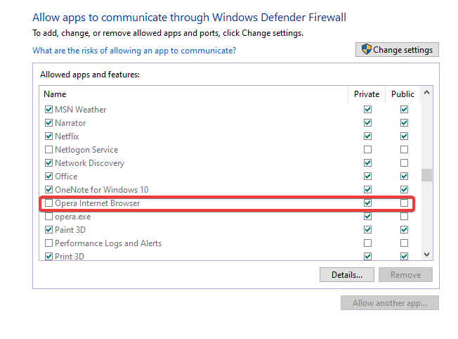 Check Your Windows Firewall