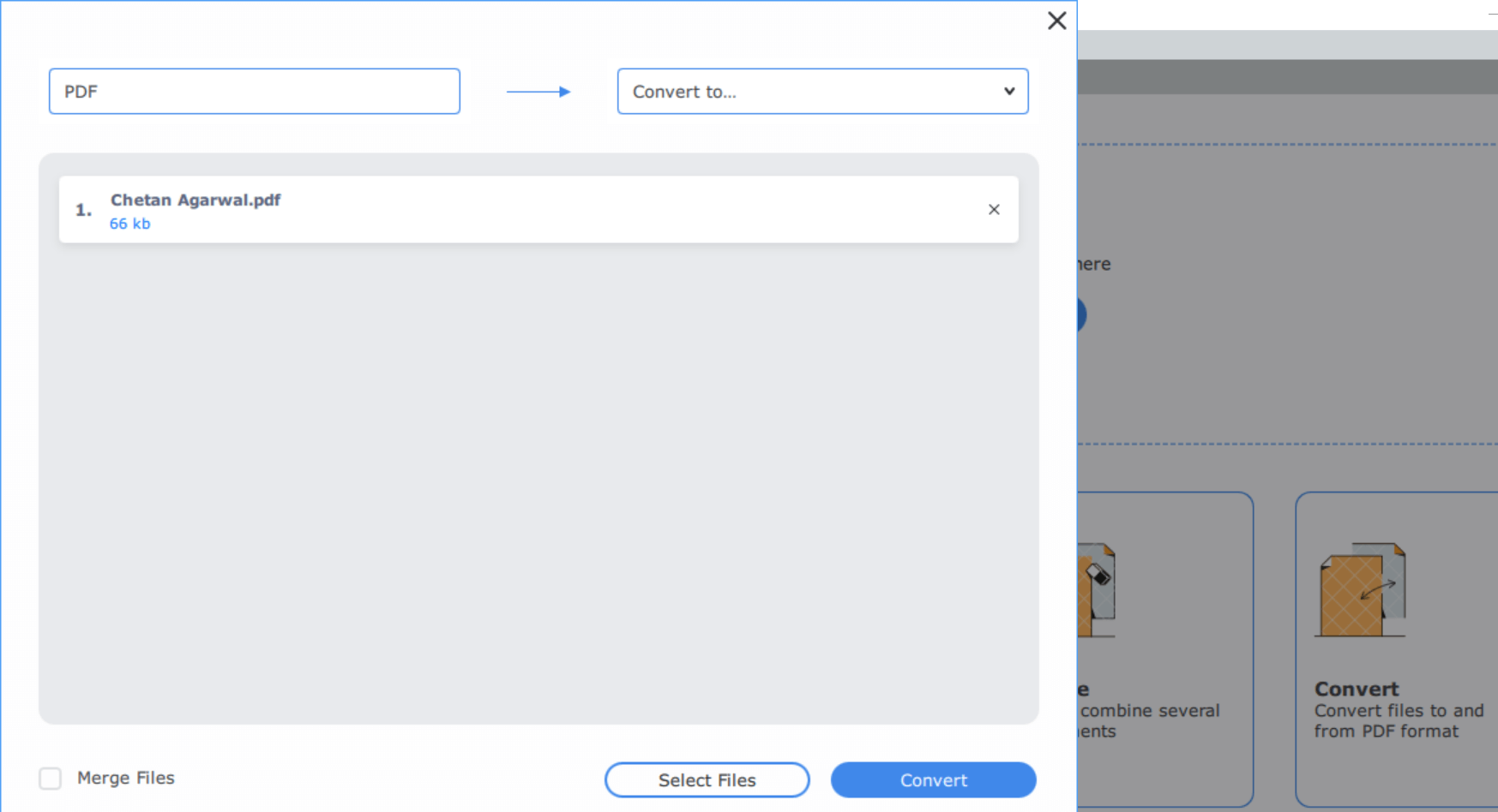 Convert PDF