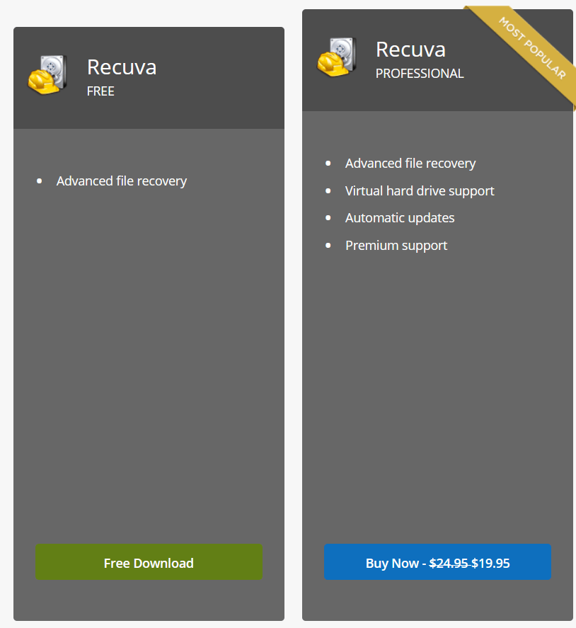 Data recovery software