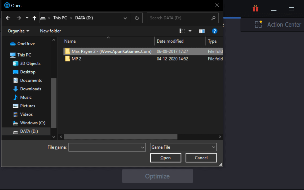 Defrangmenter software