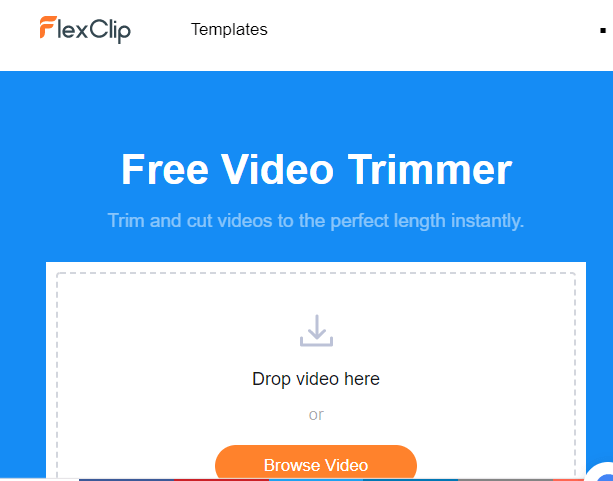 FlexClip - Free Online Video Trimmer for mac