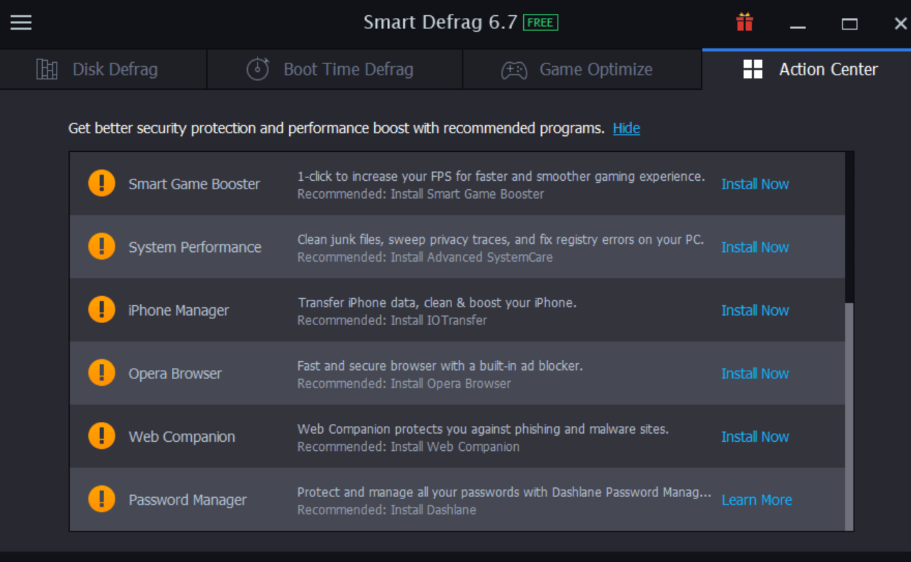 Free Disk Defrag Software 2