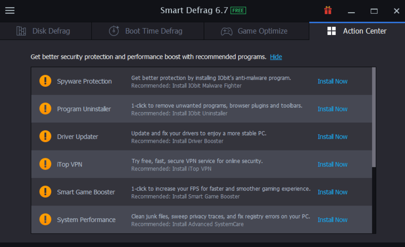 Free Disk Defrag Software