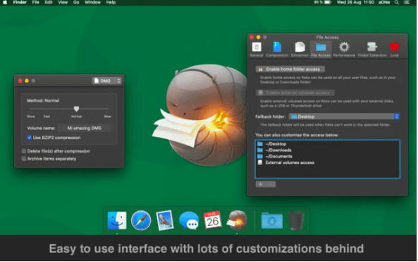 Keka - Unarchiver for mac