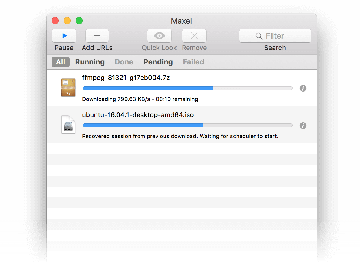 Maxel Downloader for MacOS