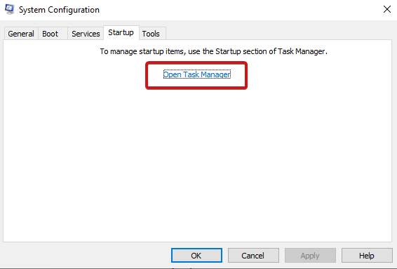 Open Task Manager