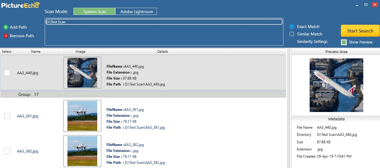 PIcture Echo - Visipics Alternatives