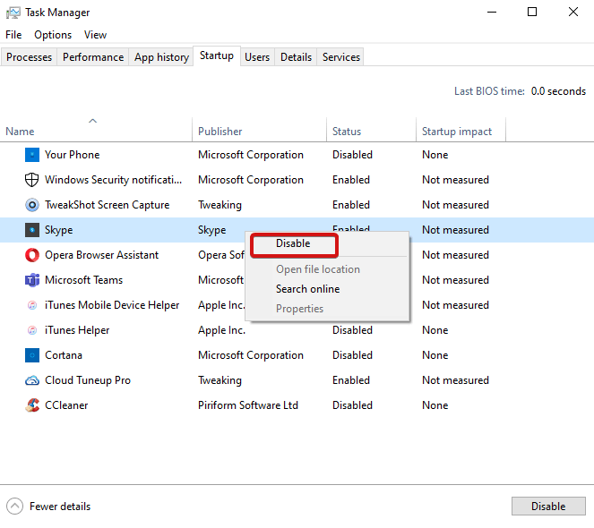 Task Manager - Disable