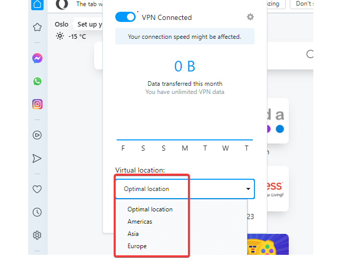 Try Connecting To A Different Server Location