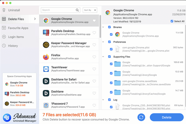 Uninstall Manager program