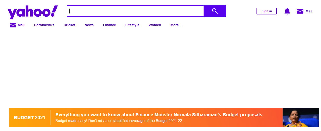 Yahoo - Search Engine