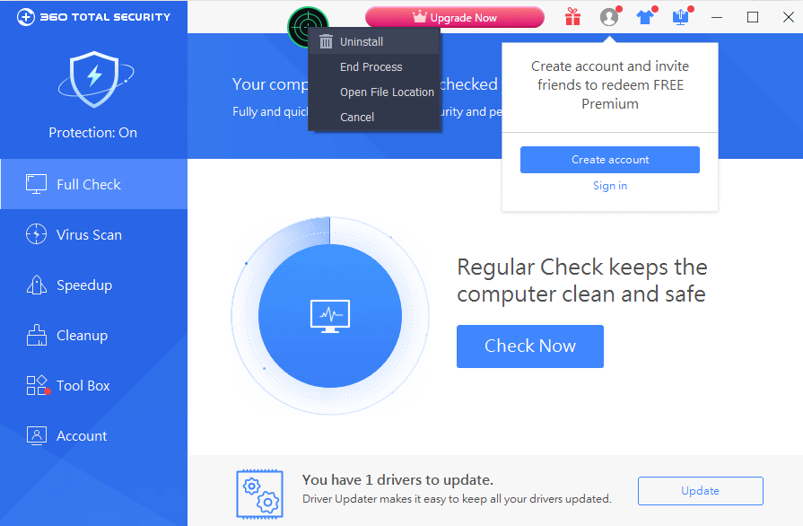 360 Total Security - Uninstall