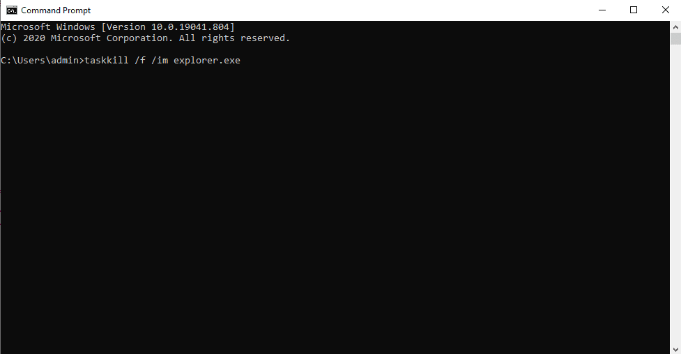 Command prompt