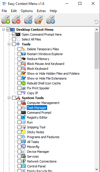 Easy Context Menu