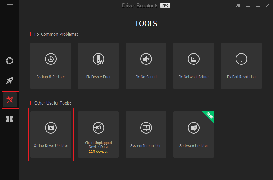Install driver offline