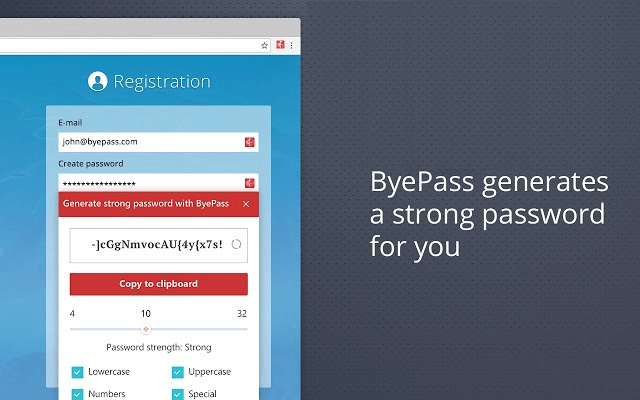 Iolo Byepass Random Password Generator