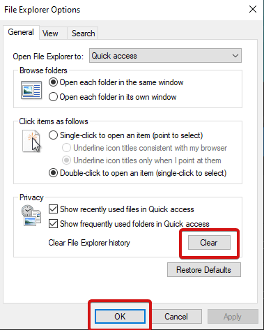 Open file explorer