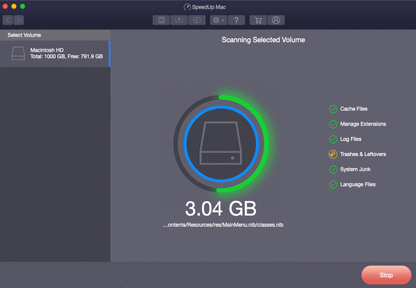 Scanning - Speedup Mac