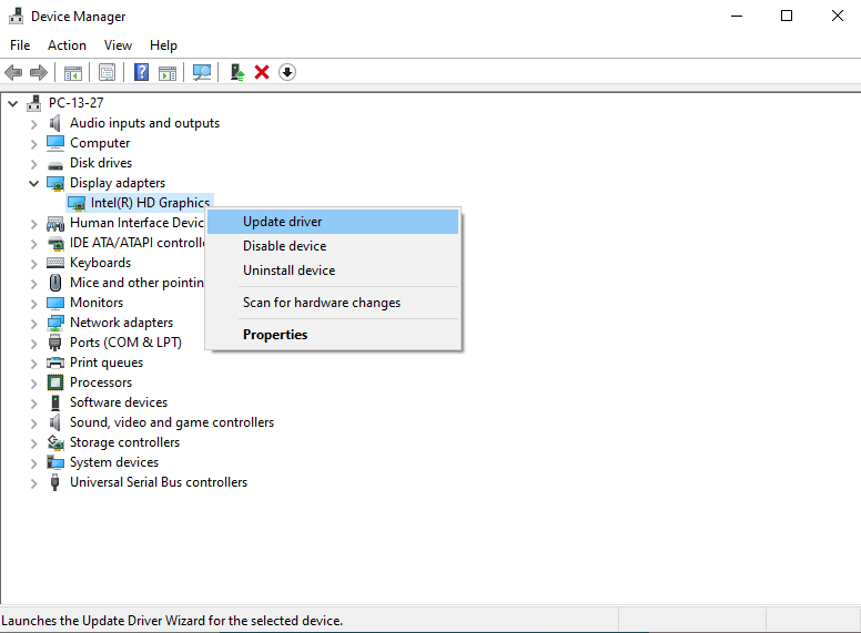 Update Display Driver