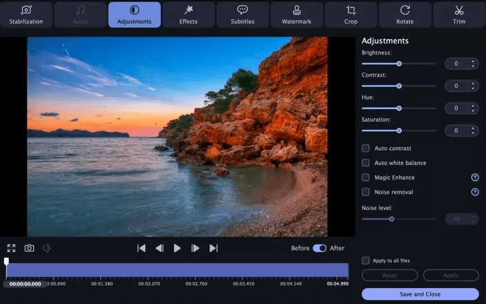 Video editing software