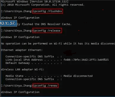 Commands for Command Prompt