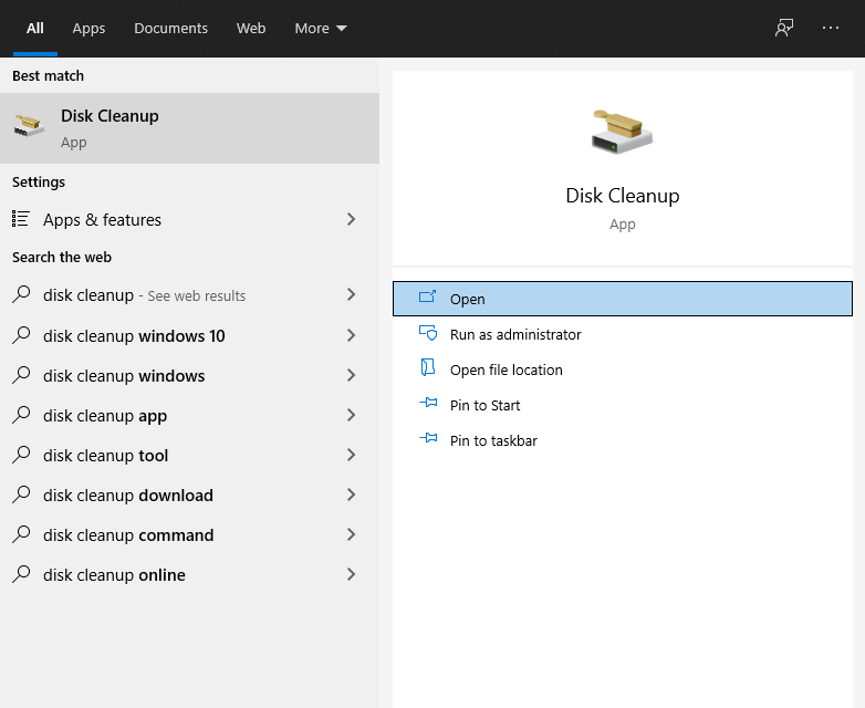 Disk Cleanup