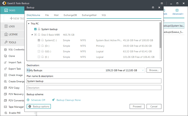 EaseUS Todo Backup