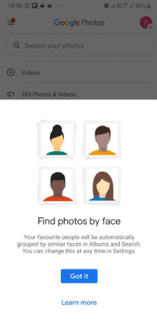 Find Photos by Face
