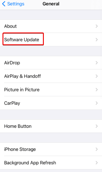 Ios Software Update