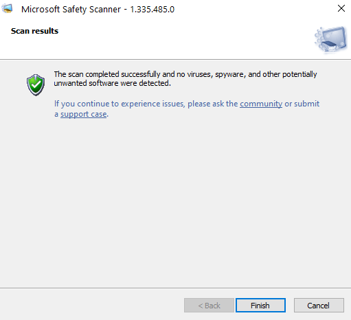 Microsoft Safety Scanner